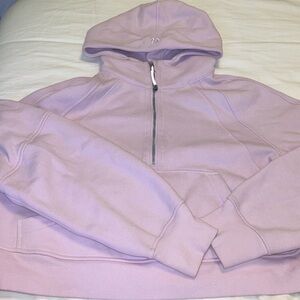 lululemon oversized half zip scuba